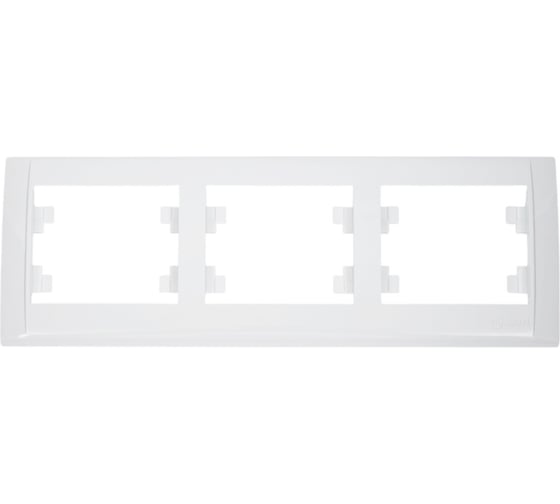 Изображение товара Рамка MAKEL 3-м Defne горизонтальная белый 42001703