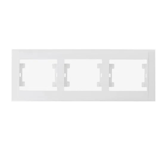 Изображение товара Рамка MAKEL 3-м Defne горизонтальная серебристый 42065703