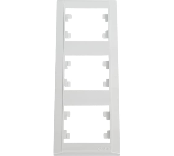Изображение товара Рамка MAKEL 3-м Defne вертикальная белый 42001708