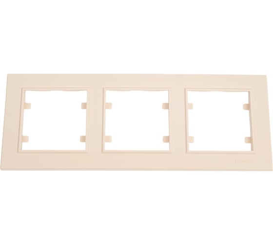 Изображение товара Рамка MAKEL 3-м Karea горизонтальная кремовый 56010703