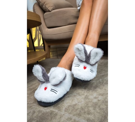 Изображение товара Тапочки женские Arya home Beauty 40, белый 8680943220790