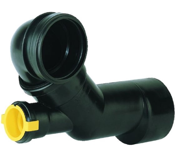 Изображение товара Патрубок для консольного унитаза с дополнительным отводом HL 227