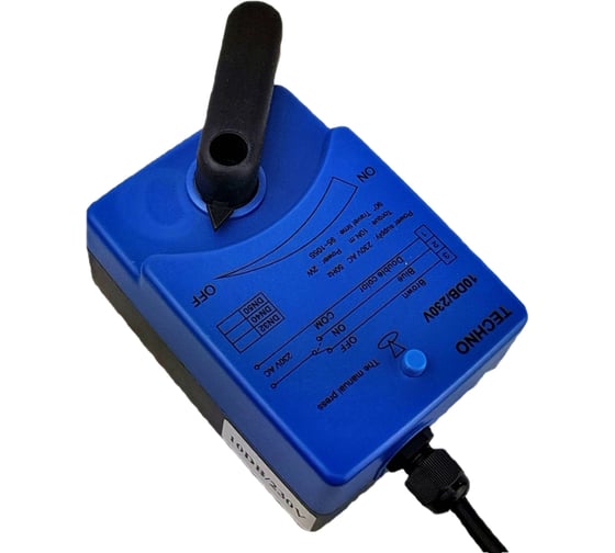 Изображение товара Электропривод для шарового крана TECHNO 10DB/230V (DN32, DN40, DN50) 10Nm, ON/OFF, 230В 601020