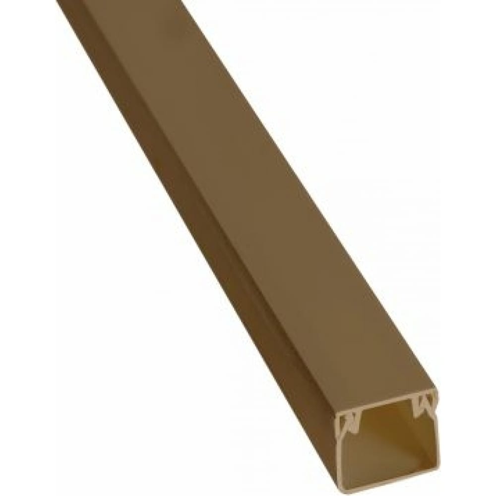 Миниканал Экопласт, размер 16х16, цвет коричневый 77002B-2 MEX16/16B - фото 1