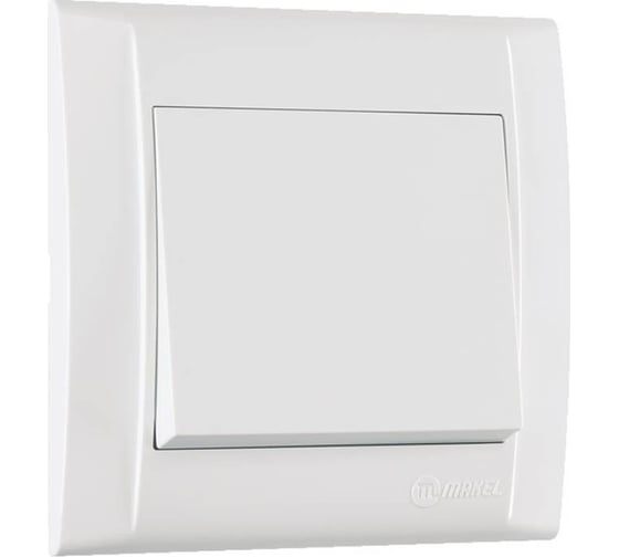 Изображение товара Выключатель 1-клавишный MAKEL СП Defne 10А, IP20, белый 42001001