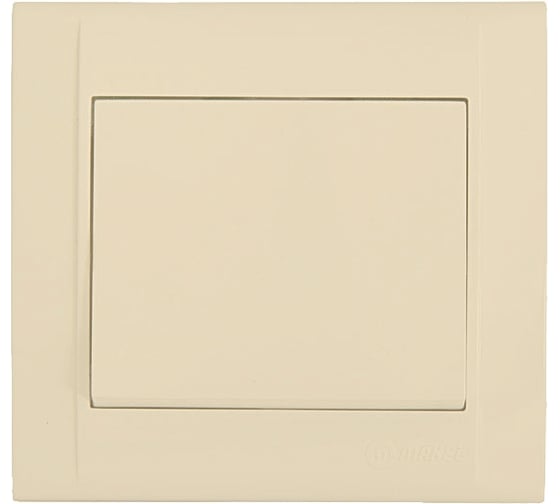 Изображение товара Выключатель 1-клавишный MAKEL СП Defne 10А, IP20, кремовый 42010001