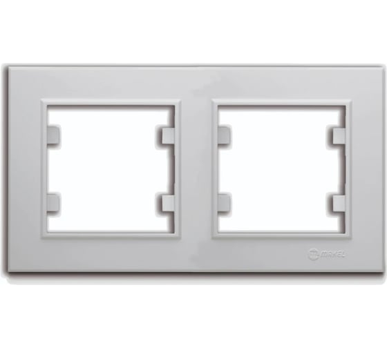 Изображение товара Рамка 2-местная MAKEL Karea горизонтальная, белый 56001702