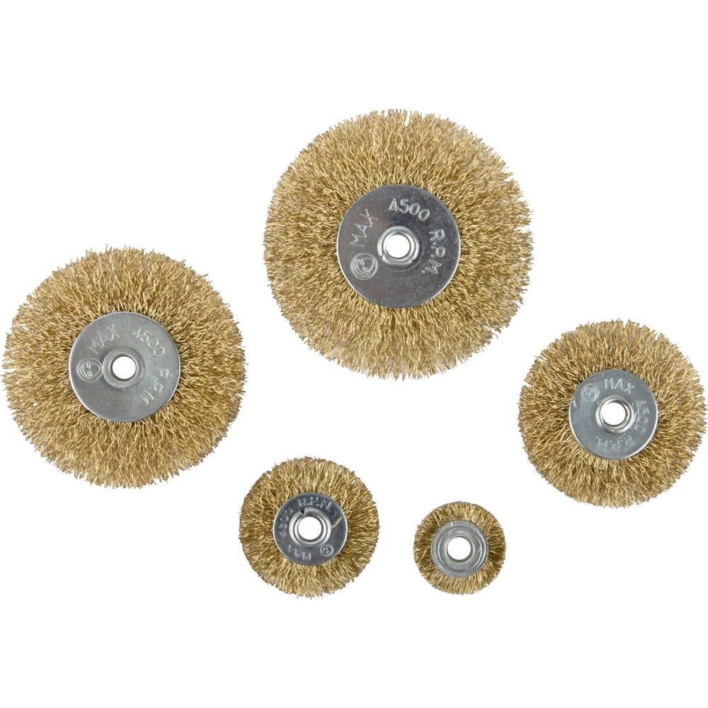 Изображение товара Набор щеток по металлу для дрели и шуруповерта Optimus