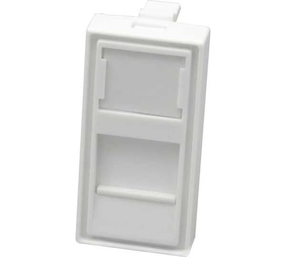 Изображение товара Лицевая панель SUPRLAN 1 порта (45x22,5, Keystone, шторка) (DIY) 10-0319-1