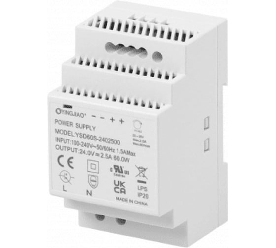 Изображение товара Источник питания YINGJIAO YSD60S-2402500 AC/DC Т03744923