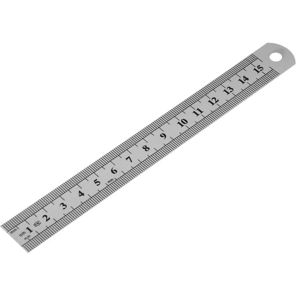 Измерительная металлическая линейка ЛОМ металлическая измерительная линейка калиброн