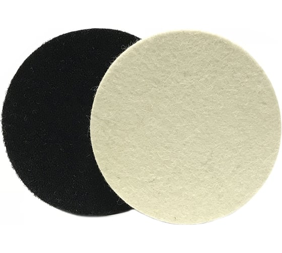 Изображение товара Круг полировальный мягкий фетровый на липучке (5 шт; 125х6 мм) RoxelPro 255410