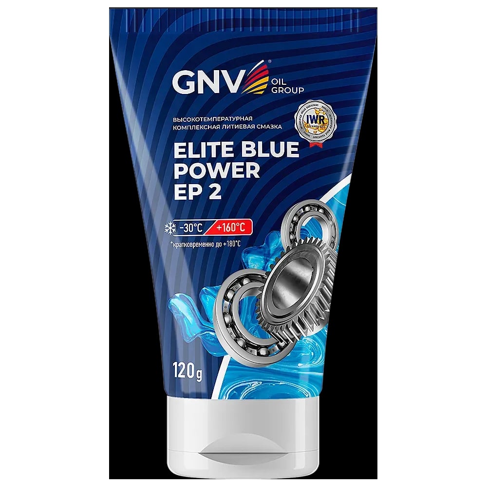 Изображение товара Смазка высокотемпературная GNV Elite Blue Power EP 2 для подшипников и узлов трения, 120 г GEB1027305020320002120 Изображение товара Смазка высокотемпературная GNV Elite Blue Power EP 2 для подшипников и узлов трения, 120 г GEB1027305020320002120
