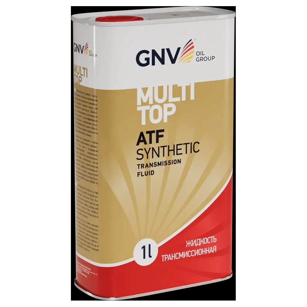 Изображение товара Жидкость трансмиссионная GNV MultiTop ATF Synthetic Dexron IIIH для АКПП, 1 л GMT101213001755SYN0001