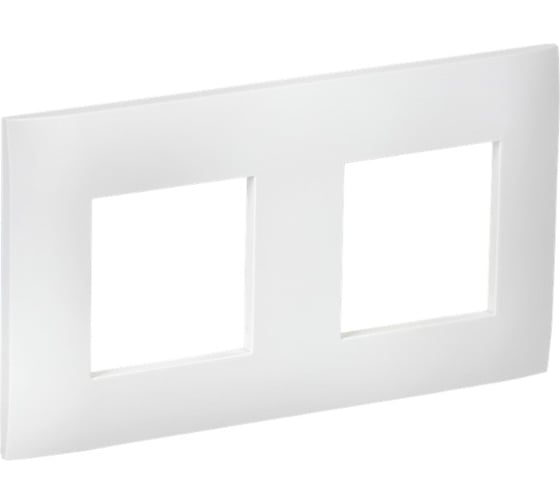 Изображение товара Рамка IEK SKANDY 2-местная SK-F02W арктический белый SK-M22-K01