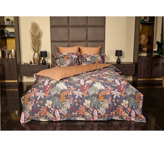 Изображение товара Постельное белье Arya Home Arya Exclusive сатин, 2-спальное, 200x220 Rosari 8680943103642