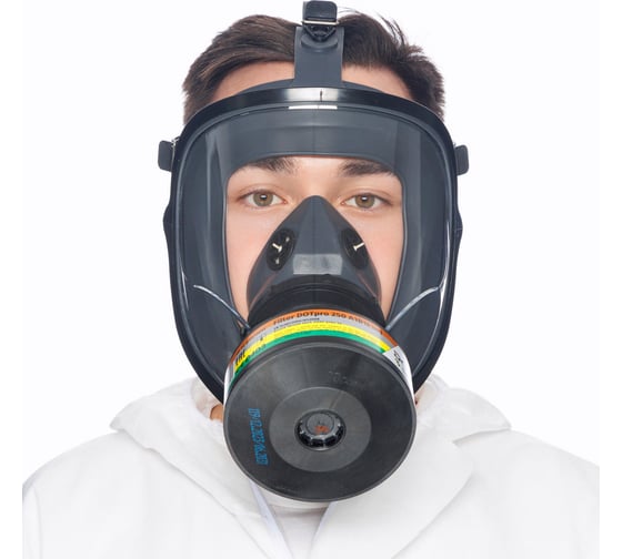 Изображение товара Противогаз фильтрующий ДОТпро 250 A1В1Е1К1 с маской МАГ 102-131-0077