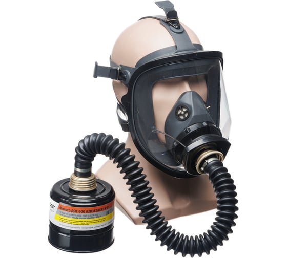 Изображение товара Противогаз фильтрующий ДОТ 600 марки А2В3Е3АХР3 R D категории 2 по маске панорамной МАГ 102-131-0031