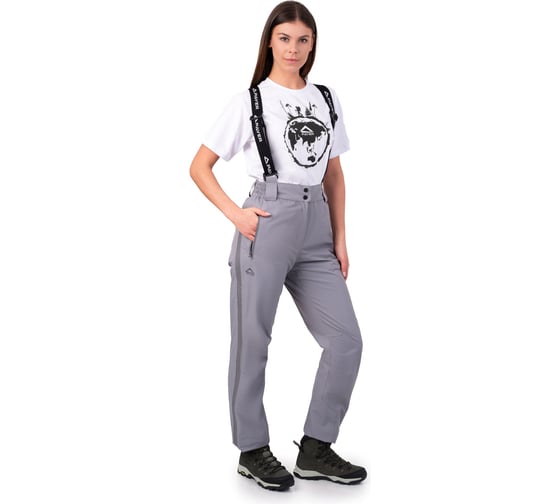 Изображение товара Мембранные брюки женские PAYER Айрис графит, размер 40-42, рост 170-176 4610097067563