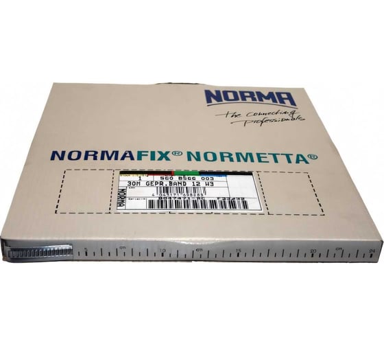 Изображение товара Лента хомута NORMA штампованная W3 30 м, 12 мм NR-05608566003