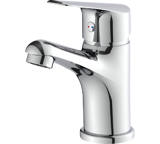 Изображение товара Смеситель для умывальника Lemark Партнер одноручный, монолитный, хром LM6506C