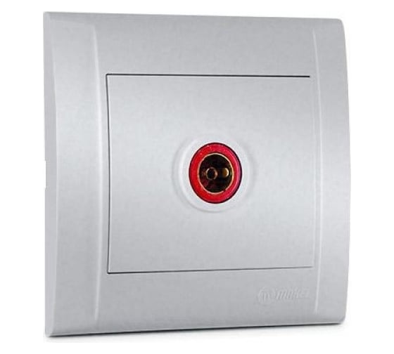 Изображение товара Розетка телевизионная проходная MAKEL TV СП Defne 16А IP20 серебр. 42065007