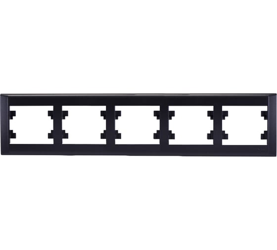 Изображение товара Рамка 5-м MAKEL Defne горизонтальная дым. металлик 42050705