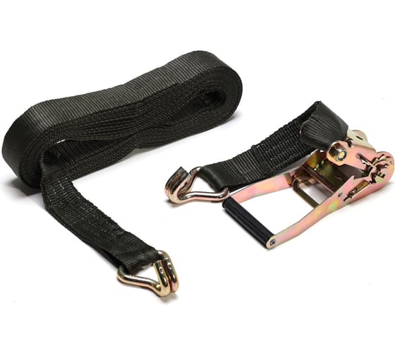 Изображение товара Ремень крепления груза STVOL с храповиком, 10 т, 10 м SRS11