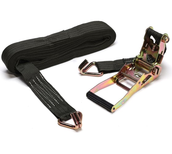 Изображение товара Ремень крепления груза STVOL с храповиком, 5 т, 10 м SRS9