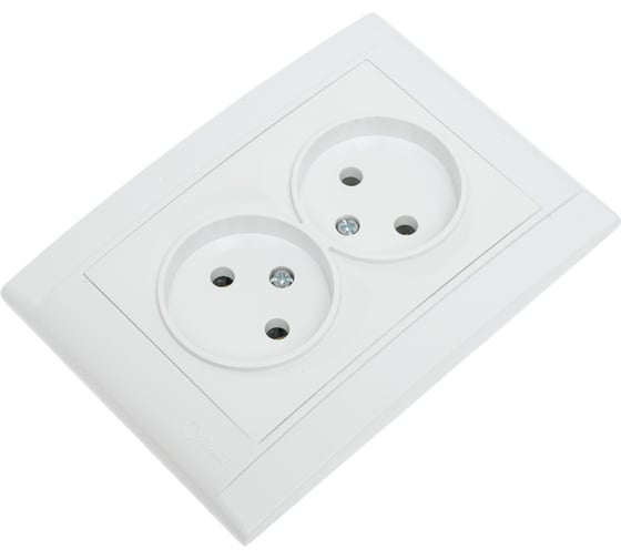 Изображение товара Розетка 2-я MAKEL б/з СП Defne 16А IP20 белый 42001017