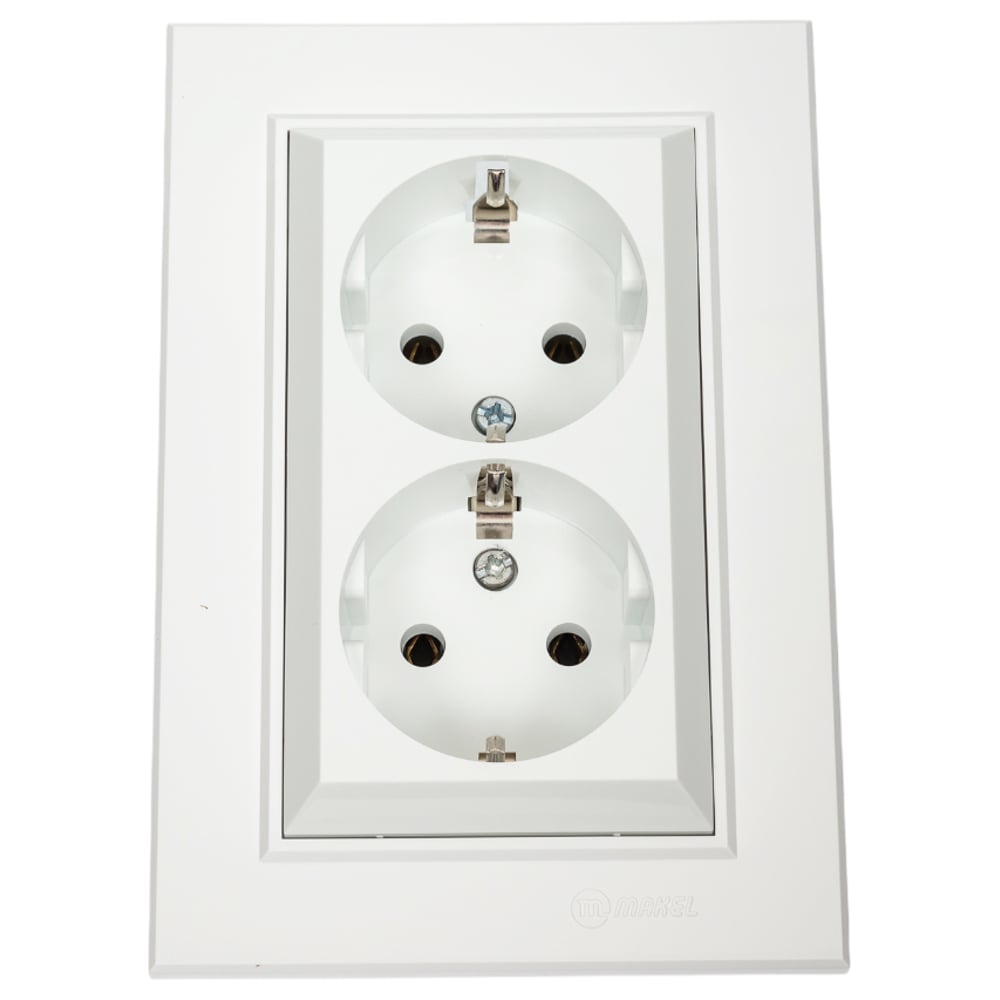 Двойная розетка MAKEL Karea 56001082