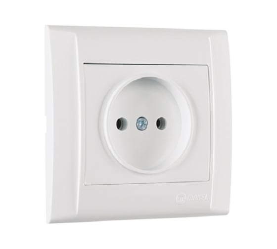 Изображение товара Розетка б/з MAKEL (Керамика) СП Defne 16А IP20 белый 42001002