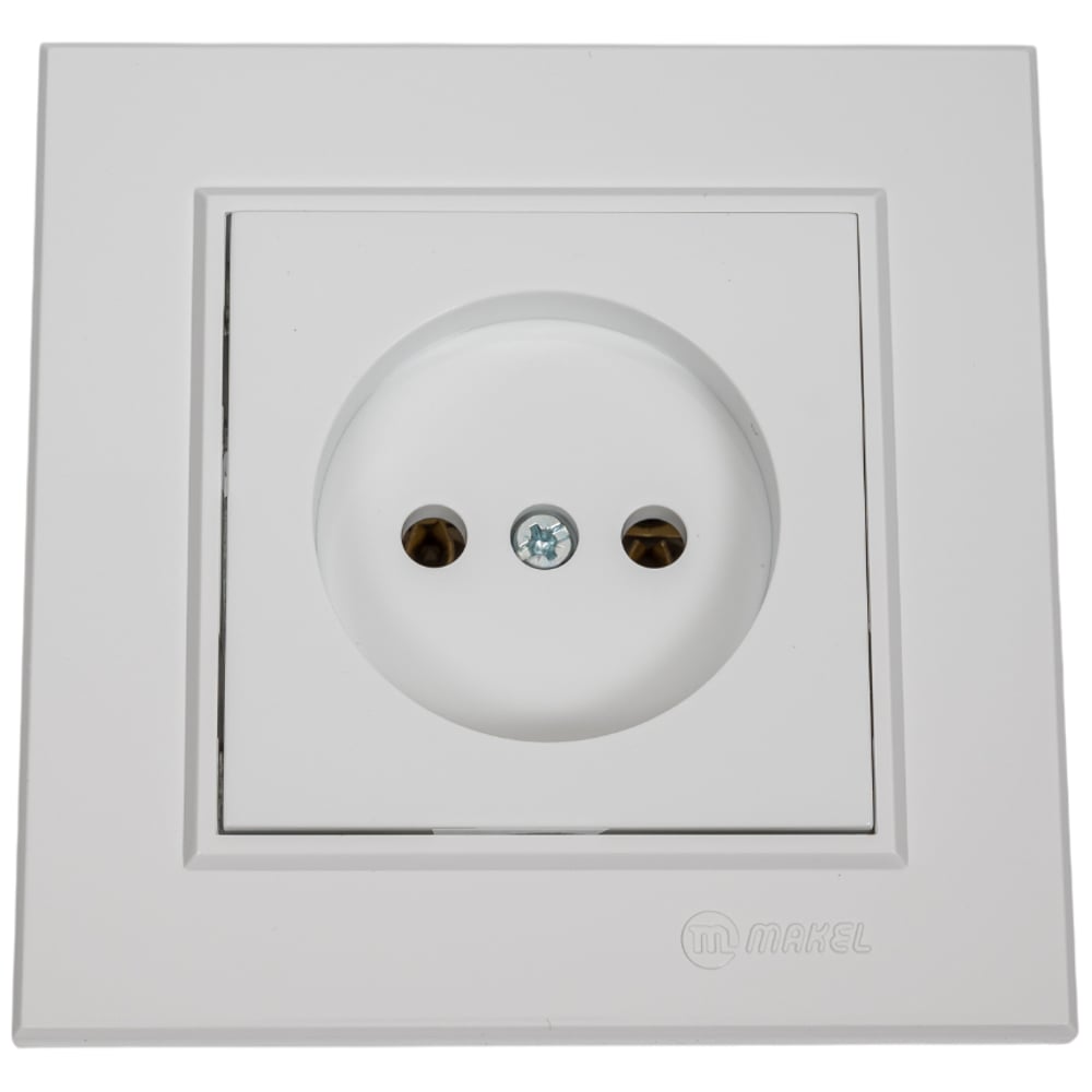 Изображение товара Розетка бз MAKEL Керамика СП Karea 16А IP20 белая для внутренней установки