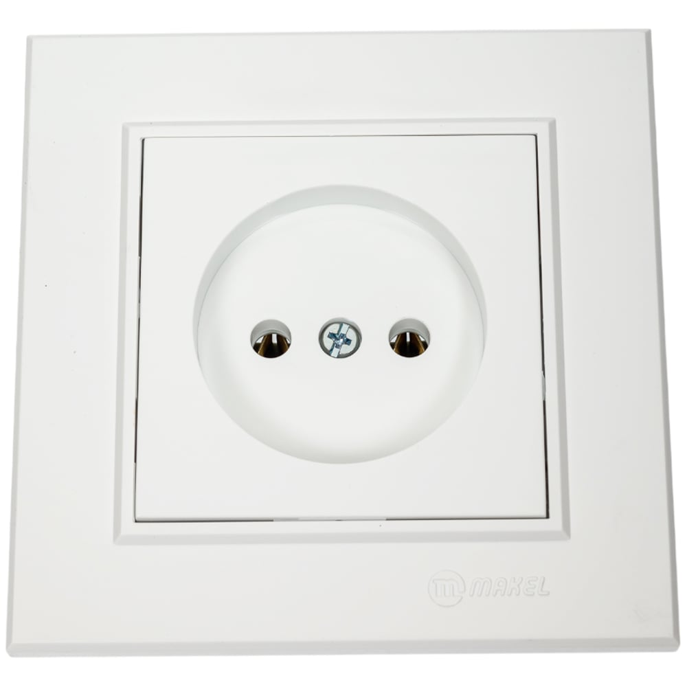 Изображение товара Розетка б/з MAKEL СП Karea 16А IP20 белый 56001022