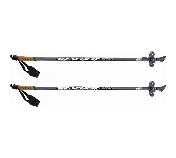 Изображение товара Палки для скандинавской ходьбы Larsen Tracker 90-135см, серый 359 950