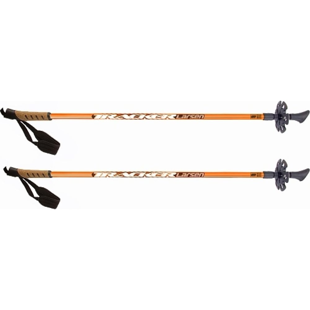 Купить Палки для скандинавской ходьбы Larsen, Tracker, палки, оранжевый/черный