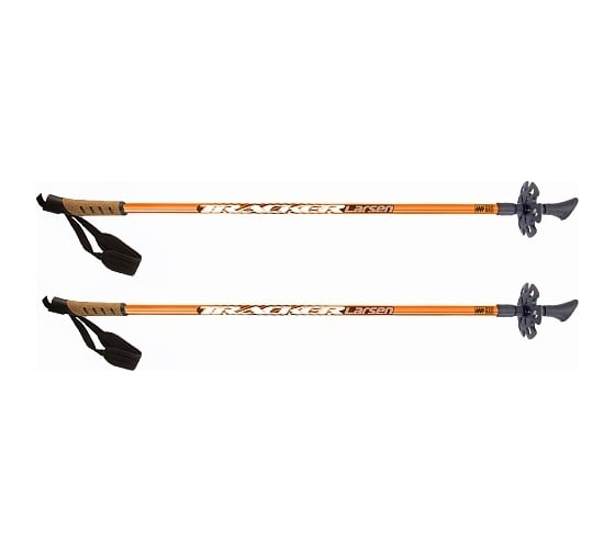 Изображение товара Палки для скандинавской ходьбы Larsen Tracker 90-135см, оранж 359 949