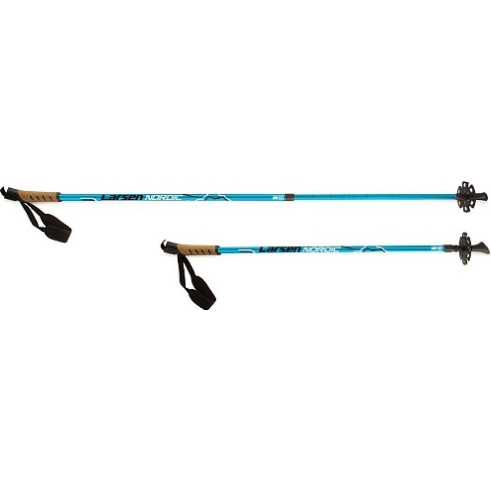 Купить Раздвижные палки для скандинавской ходьбы Larsen, Nordic П, голубой