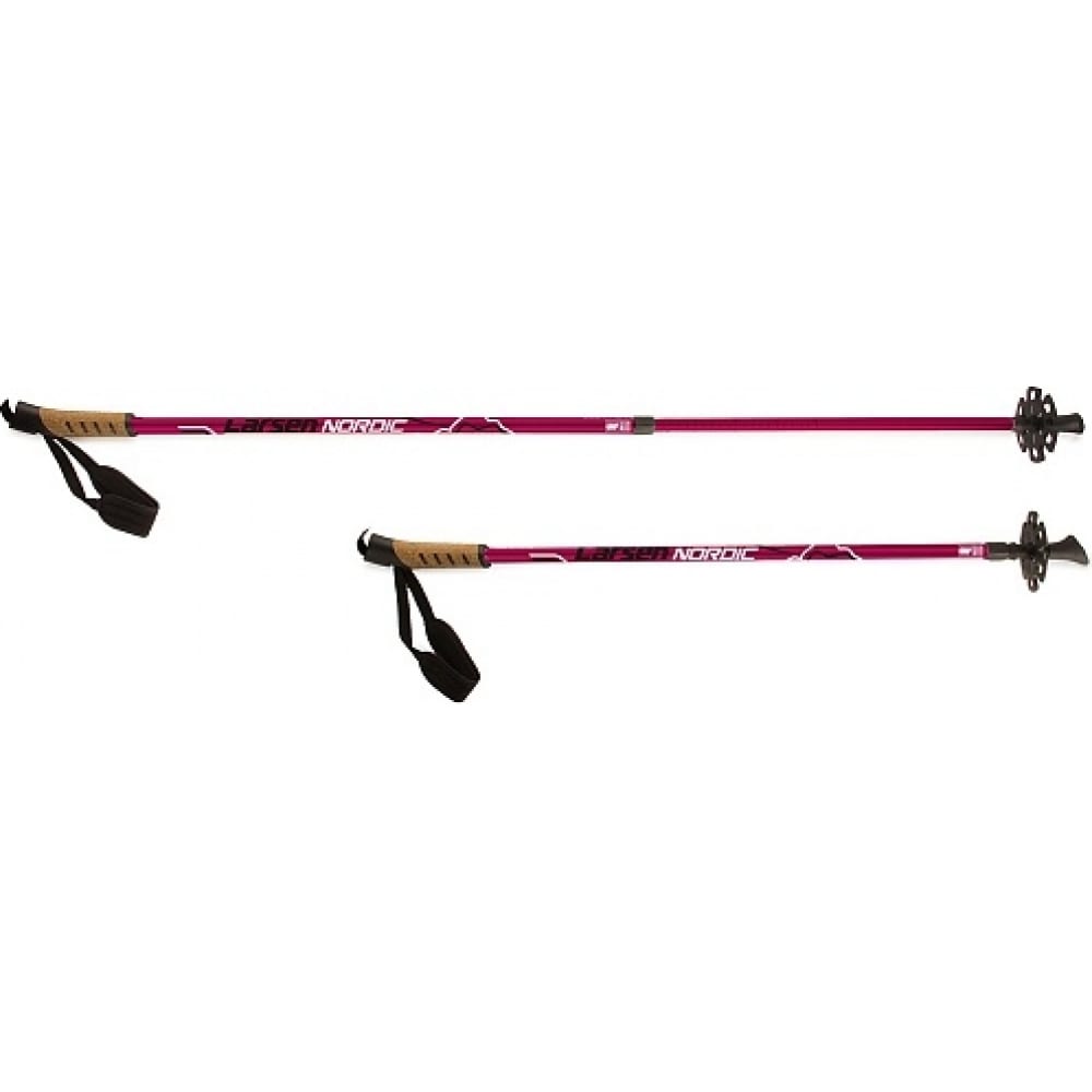 Купить Раздвижные палки для скандинавской ходьбы Larsen, Nordic П, бордовый