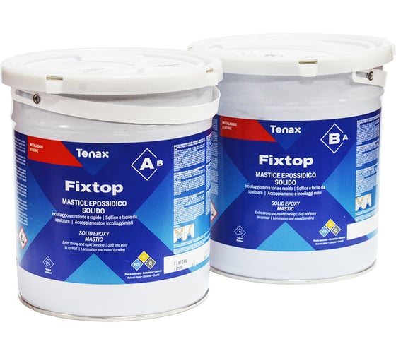 Изображение товара Эпоксидный клей Tenax FixTop бежевый/густой 4,0+4,0л 039.210.7678