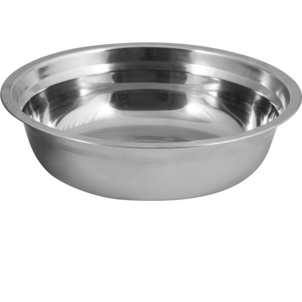 фото Миска mallony bowl-23 1.7 л, с расширенными краями, из нержавеющей стали, зеркальная полировка, д. 23 см 985892