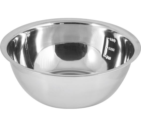 Изображение товара Миска Mallony Bowl-Roll-24 2.5 л, из нержавеющей стали, зеркальная полировка, д. 24 см 00 3278