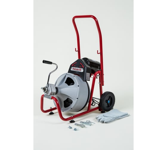 Изображение товара Прочистная машина PipeSnake до 100мм, с набором принадлежностей PS-100