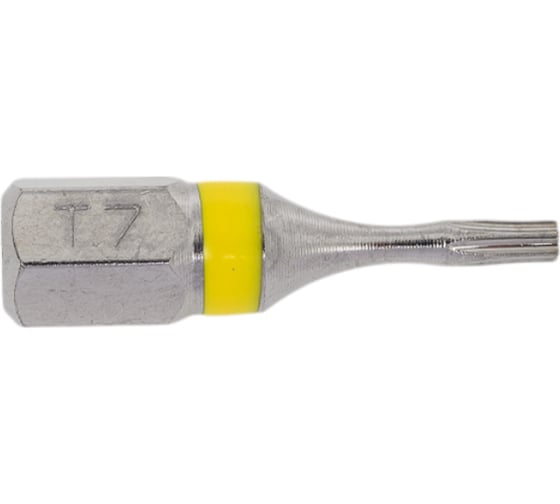 Изображение товара Бита с профилем TORX, шестилучевая звезда TX7, длина 25 мм, хвостовик С6.3 мм, торсионная MTE 26143107