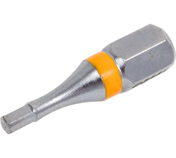 Изображение товара Бита с профилем HEXAGON, шестигранник HEX 2.5 мм, длина 25 мм, хвостовик С6.3 мм, торсионная MTE 2614176925