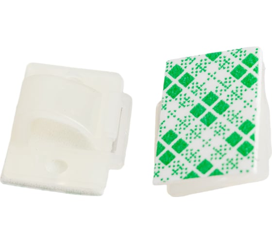 Изображение товара Самоклеящаяся площадка REXANT c клипсой под шлейф ПКШ 20x14 мм, упаковка 100 шт. 07-2320