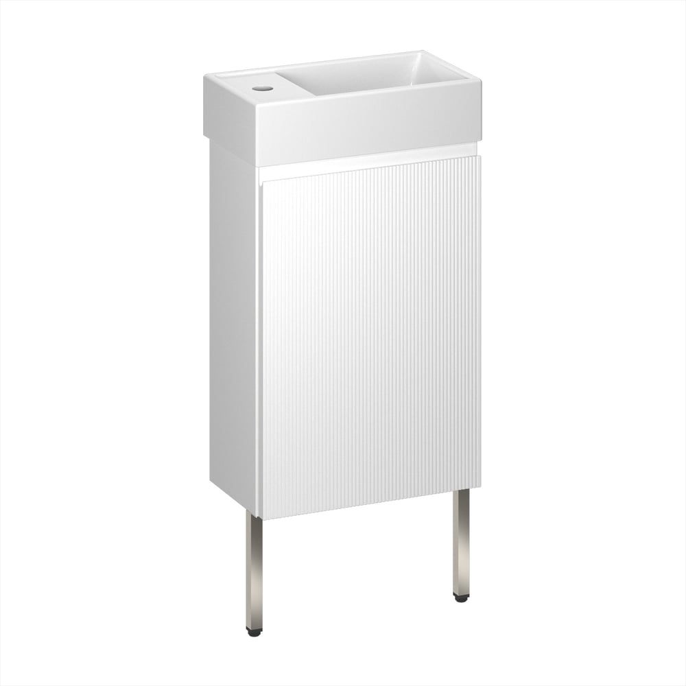 Изображение товара Комплект подвесной тумбы с раковиной и ножками Wellsee WC Area 3 в 1