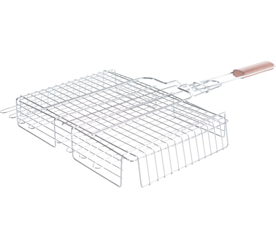 Изображение товара Глубокая хромированная решетка для барбекю Ecos 22002D размер 35х25х6см 999633