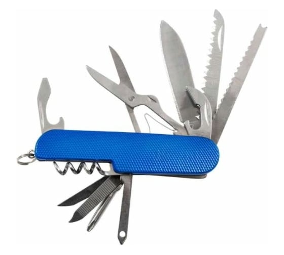 Изображение товара Многофункциональный нож Ecos SR082 синий 325130