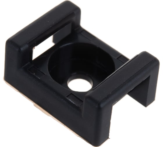 Изображение товара Площадка для крепления стяжки REXANT ПС-2 22x16 мм, черная, упаковка 100 шт. 07-2103